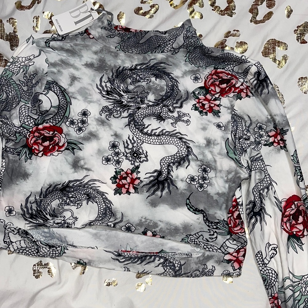 Dragon rose longsleeve